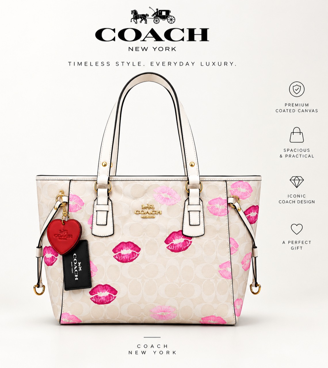 Coach hand bag